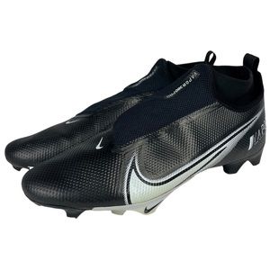 Nike Vapor Edge Pro 360 Black White Men’s Football Cleats AO8277-001 Size US 16